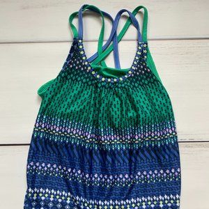 Pretty Athletic top w inner bralette FILA sz 7/8